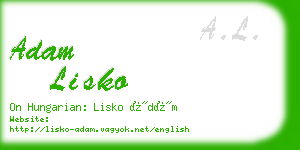 adam lisko business card